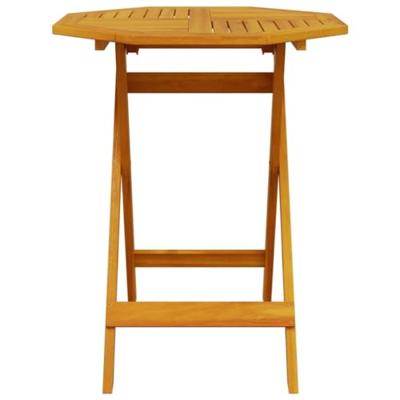 Tuintafel inklapbaar Ø70x75 cm massief acaciahout