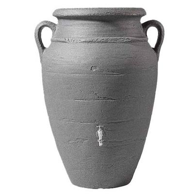 Garantia regenton amphora antraciet 600 liter met plantenbak Garantia regenton amphora antraciet 600 liter met plantenbak