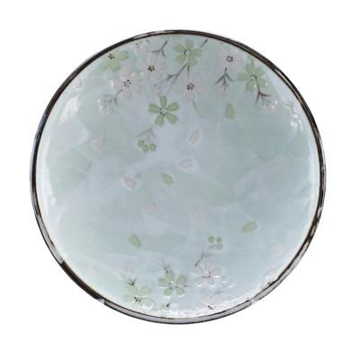 Mintgroen Bord - Green Cosmos - Ø 19.5cm