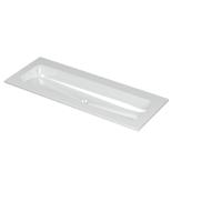 INK Aspekt Wastafel Porselein Centraal Zonder Kraangat - 1200x450x15 mm - Glans Wit - thumbnail