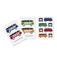 Blauwe Volkswagen busje VW T1 Speelkaarten - thumbnail