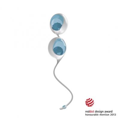 Ovo - L1 Liefdesballen Wit Lichtblauw Ovo - L1 Liefdesballen Wit Lichtblauw