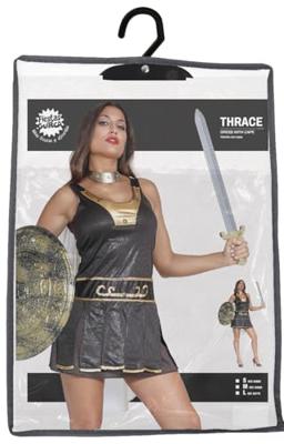 Vrouwelijke gladiator outfit