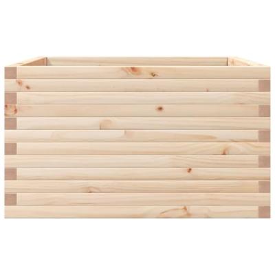 VidaXL Plantenbak 80x80x45,5 cm massief grenenhout