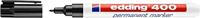 Edding permanent marker 400 zwart - thumbnail