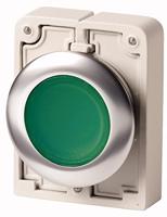 Eaton 182927 M30C-FDL-G Druktoets Plat, Rond, Verchroomd Knop Groen 1 stuk(s) Single - thumbnail