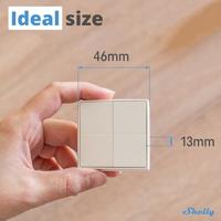 Shelly Shelly BLU Wall Switch 4 - Stand Alone Afstandsbediening, Toets Bluetooth Low Energy - thumbnail