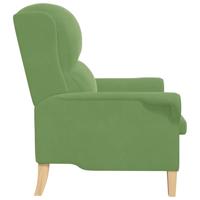Fauteuil Lichtgroen 76 x 94 x 102 cm Fluweel - thumbnail