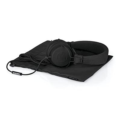 Reloop RHP-6 - DJ- en lifestyle-hoofdtelefoon met afgestemd geluid, lichte constructie en veilige pasvorm, voor smartphones (Apple iPhone, Android) tablets, iPods, Mac en PC, (zwart)
