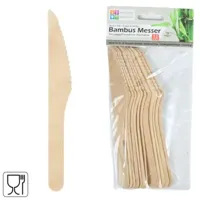 Bamboe messen 16.5 cm 12 stuks | 24 stuks - thumbnail