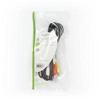 3,5 mm AV-Kabel | 3,5 mm AV Male - 3x RCA Male | 2,0 m | Zwart - thumbnail
