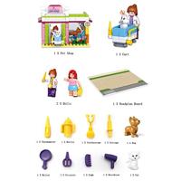 Sluban Pet Shop (Girl's Dream) bouwstenen set - thumbnail