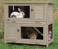 TRIXIE NATURA KNAAGDIERHOK 2 VERDIEPINGEN GRIJSGROEN 116X65X111 CM - thumbnail