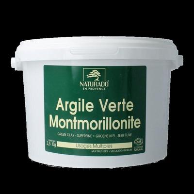 Groene klei montmorillon emmer 2.5 Kilogram
