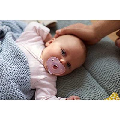 Set van 2 fopspenen voor pasgeborene van Philips AVENT Soothie C 1/2 ur zachtroze + framboosroze - thumbnail