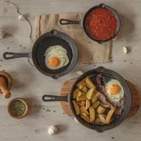 Blackwell Koekenpan Gietijzer / Skillet ø 25 cm - zonder anti-aanbaklaag - thumbnail