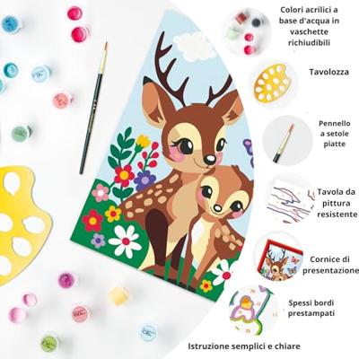 Ravensburger creart vrolijke herten Ravensburger creart vrolijke herten