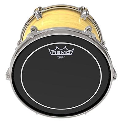 Remo ES-0614-PS 14 inch Ebony Pinstripe drumvel - thumbnail