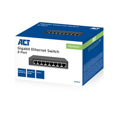 ACT AC4418 8-poorts Gbit switch