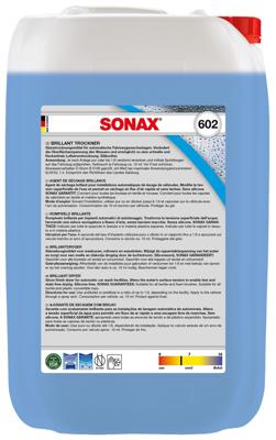 SONAX reinigingsadditief "brillant trockner" brillant-dryer limit cubitainer 25ltr.