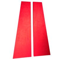 Auralex SonoSuede Trapezoid Panel Left Red absorber (per stuk) - thumbnail