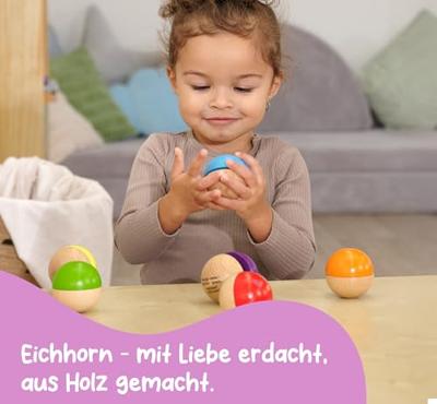 Eichhorn houten muziekballen 6 stuks