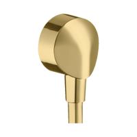 Hansgrohe Muuraansluitbocht FixFit E Zonder Terugslagklep Gepolijst Goud - thumbnail