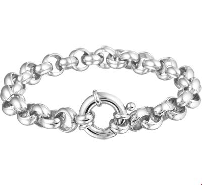 Armband Jasseronschakel staal 9 mm 20 cm