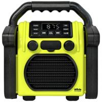 Silva Schneider BR 230 BT neon-gelb Bouwradio FM USB, Bluetooth Wekfunctie, Acculaadfunctie, Oplaadbaar, Spatwaterbestendig Neon-geel - thumbnail