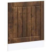 Vaatwaspaneel Lucca bewerkt hout gerookt eikenkleurig - thumbnail