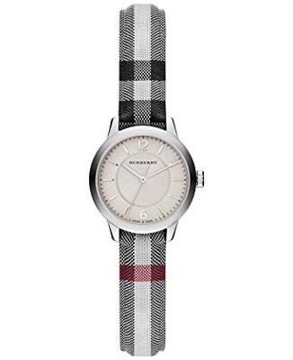Horlogeband Burberry BU10200 Leder/Textiel Multicolor 12mm