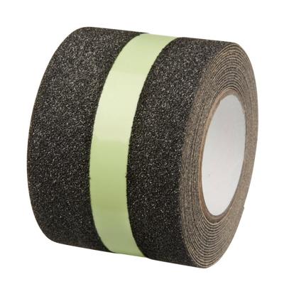 SecuCare antislip sticker op rol 50 x 3000 mm Heavy Duty binnen & buiten zwart/GitD