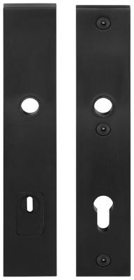 Formani Square LSQSM-50KT massieve veiligheidsschilden met kerntrekbeveiliging kruk/kruk SKG*** PC72 - PVD mat zwart