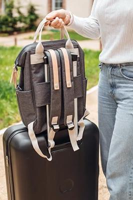 Luierrugzak BEABA Wellington gemêleerd grijs Luierrugzak BEABA Wellington gemêleerd grijs