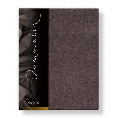 Dommelin Dommelin Hoeslaken Uni Satijn 300TC 557 Bruin 120x200/30