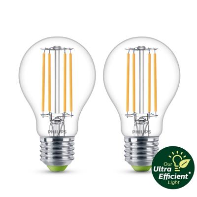 Philips E27 - 2,3W - 485 lumen - 3000K set van 2 - 929003066491