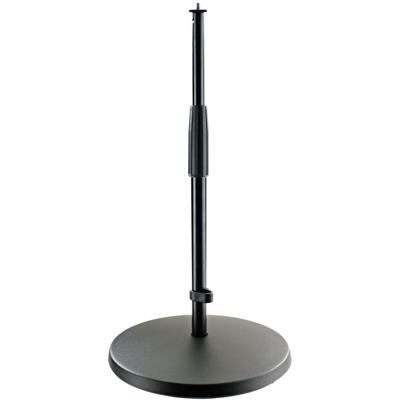 K&M 23323 Microfoon tafelstatief middelhoog met ronde voet K&M 23323 Microfoon tafelstatief middelhoog met ronde voet
