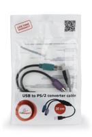USB naar PS/2 adapterkabel, 0,3 m - thumbnail
