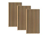 HOME DELUXE Akoestische wandpanelen Sonic (3 x 80 x 40 cm, Oiled Oak) - thumbnail