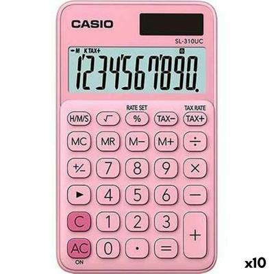 Rekenmachine Casio SL-310UC Roze (10 Stuks)