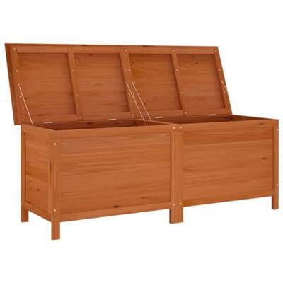 Tuinbox 150x50x56,5 cm massief vurenhout bruin - thumbnail