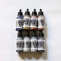 Vallejo 71176 Modelspoor mengkleur Zilver, Staal, Goud, Messing, Koper, Artic-blauw, Gunmetal, Zwart 8 stuk(s) - thumbnail