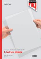 25 Insteekhoezen A4 L-model 0,12mm PP glad Quantore - thumbnail