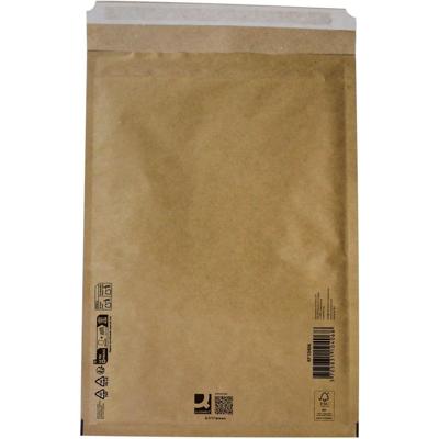Q-CONNECT luchtkussenenveloppen, bruin, 7-G, 250 x 350 mm, doos van 100 stuks