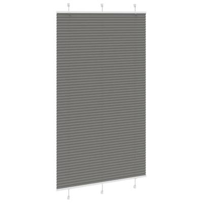 VidaXL Plissé rolgordijn 115x200 cm stofbreedte 114,4 cm antraciet VidaXL Plissé rolgordijn 115x200 cm stofbreedte 114,4 cm antraciet