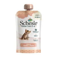 Schesir Kitten care 0-6 kip cream 150g - thumbnail