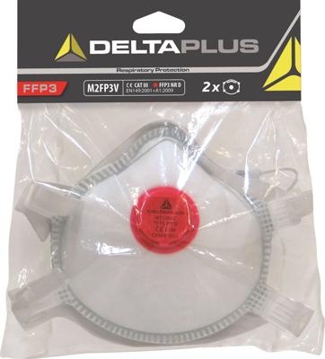 Delta Plus stofmasker met ventiel FFP3 (2 st) Delta Plus stofmasker met ventiel FFP3 (2 st)
