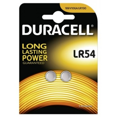 LR54 knoopcel batterijen van Duracell (2) - thumbnail