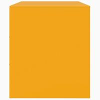 Tv-meubel 67x39x44 cm staal mosterdgeel - thumbnail