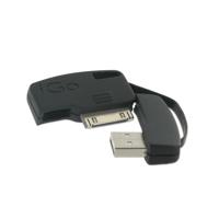 iGo PS00290-0002 KeyJuice Apple iPod/iPhone/iPad oplaadkabel (USB 2.0 naar Apple Dock Connector) zwart - thumbnail